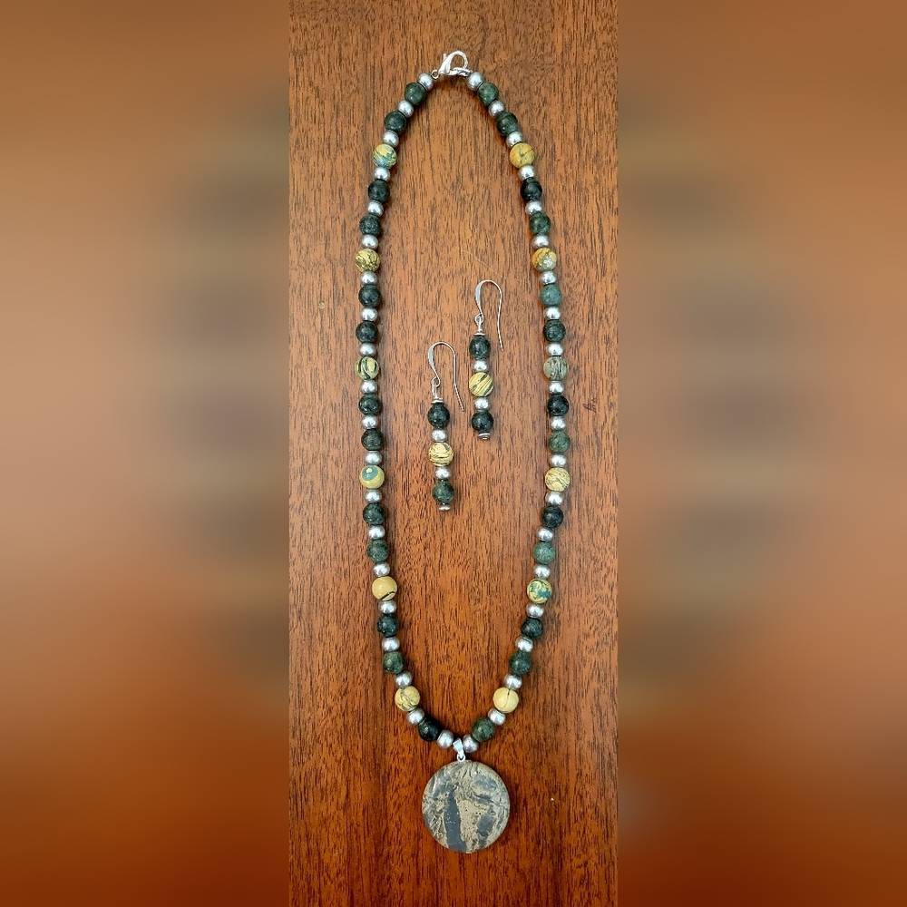 Beautiful Handmade Necklace and Earrings Set